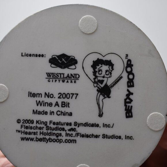 Betty Boop Westland Giftware Item No. 2007 Wine a Bit You will Feel Better - Picture 11 of 11